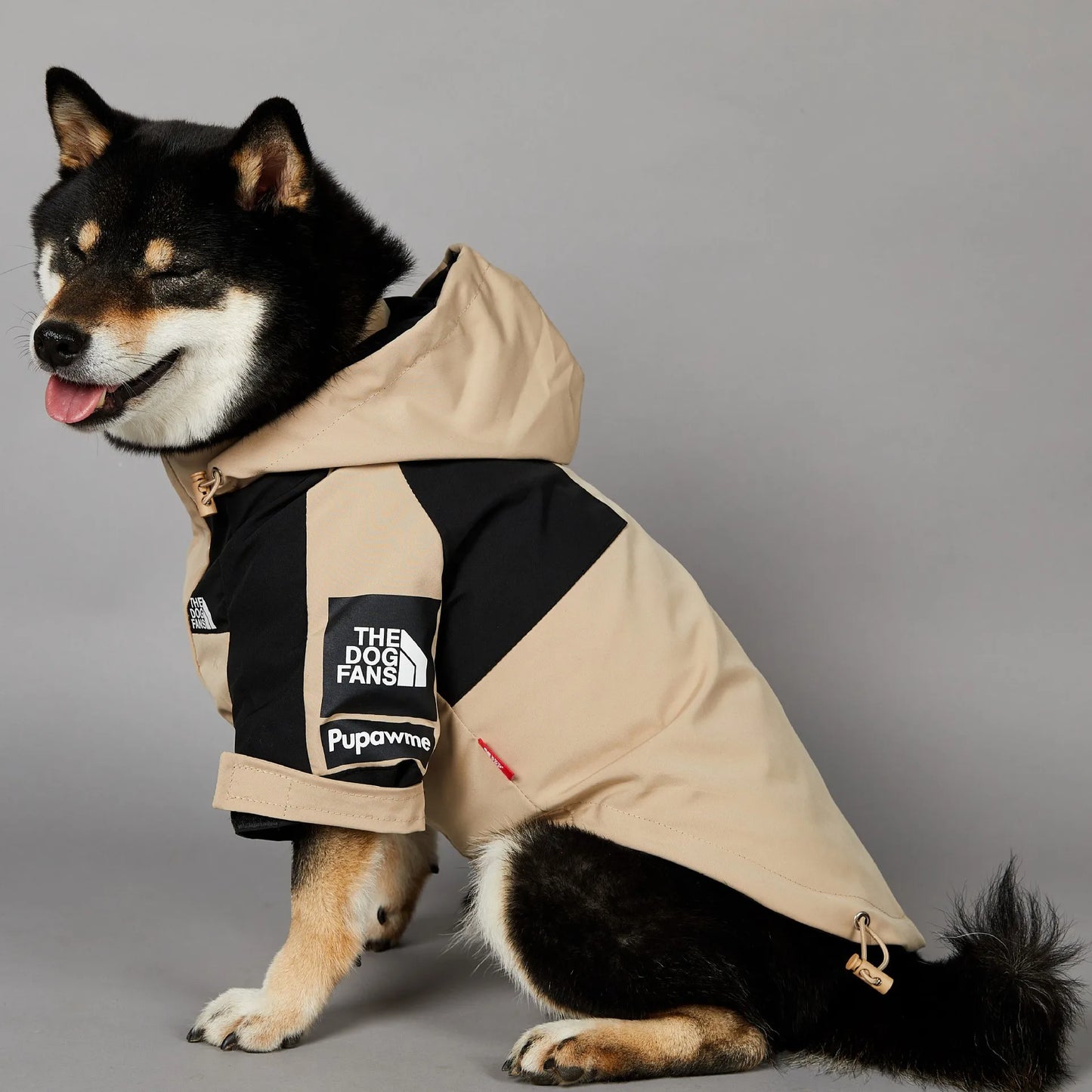 The Dog Fans Fashion Dog JackeT Outdoor Pet Clothing XS-5XL Medium Large Dog Rain Coat Puppy Waterproof Jacket