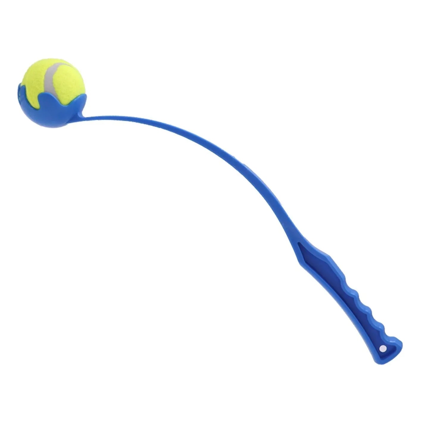 Pet Tennis Ball Launcher Set Outdoor Dog Training Toy Fetch Play Durable Ergonomic Handle Interactive Ball Picking Pet Supplies