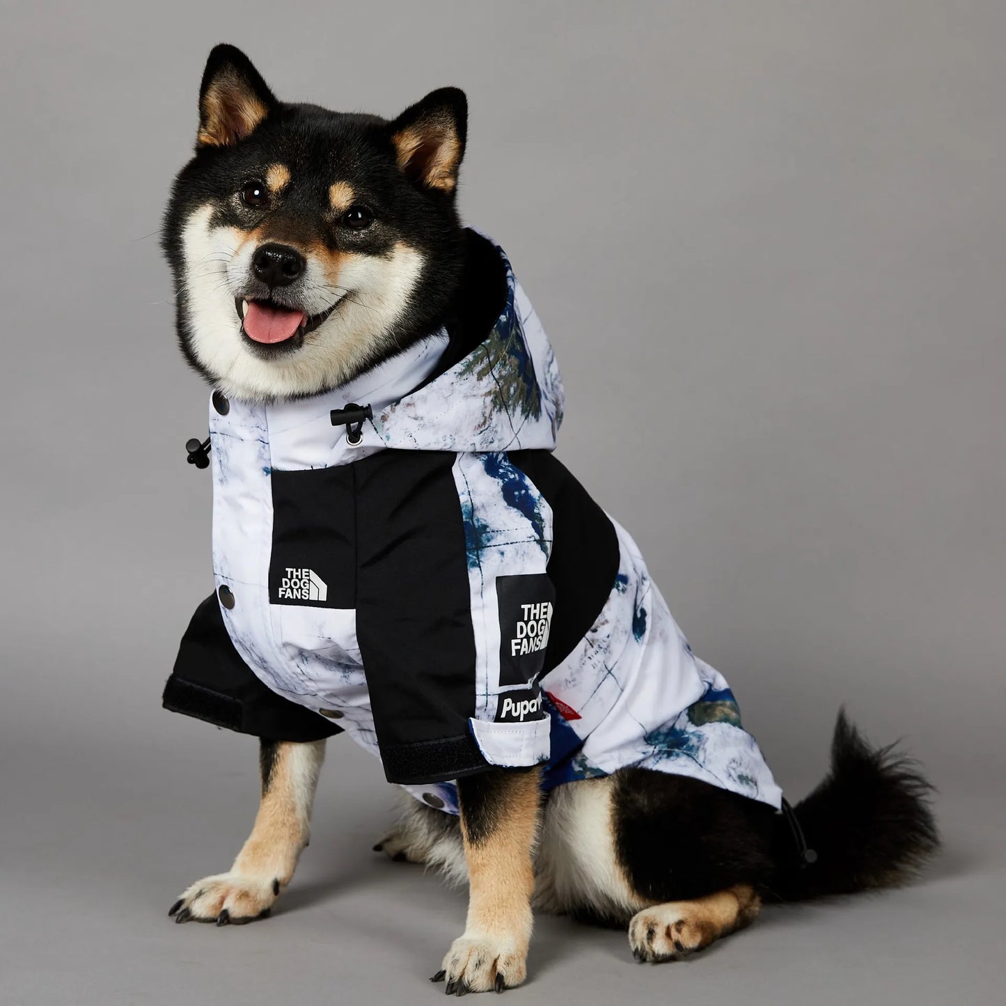 The Dog Fans Fashion Dog JackeT Outdoor Pet Clothing XS-5XL Medium Large Dog Rain Coat Puppy Waterproof Jacket