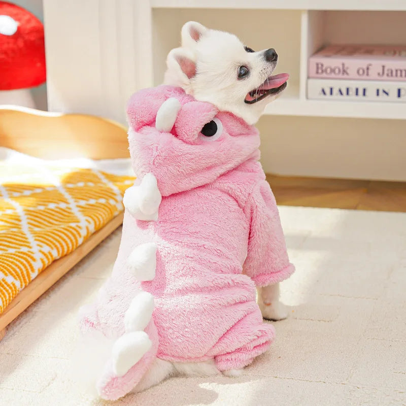 Pet Dog Clothes Soft Warm Fleece Dogs Jumpsuits Pet Clothing for Small Dogs Puppy Cats Clothes Chihuahua Yorkshire Costume Coat