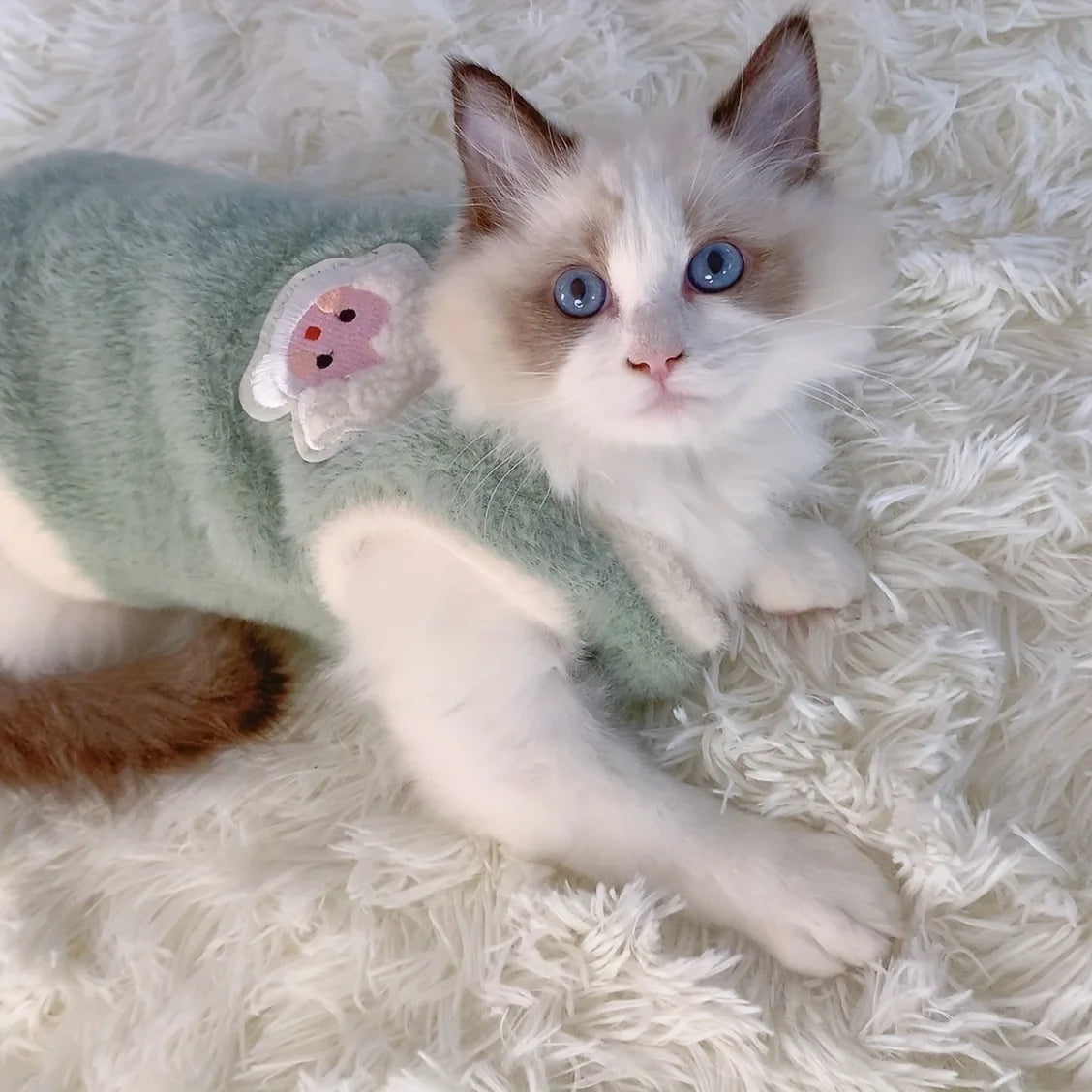 Warm Winter & Cooling Pet Clothing | Cat & Dog Sweater Vests for Small Kittens - Pet Accessories