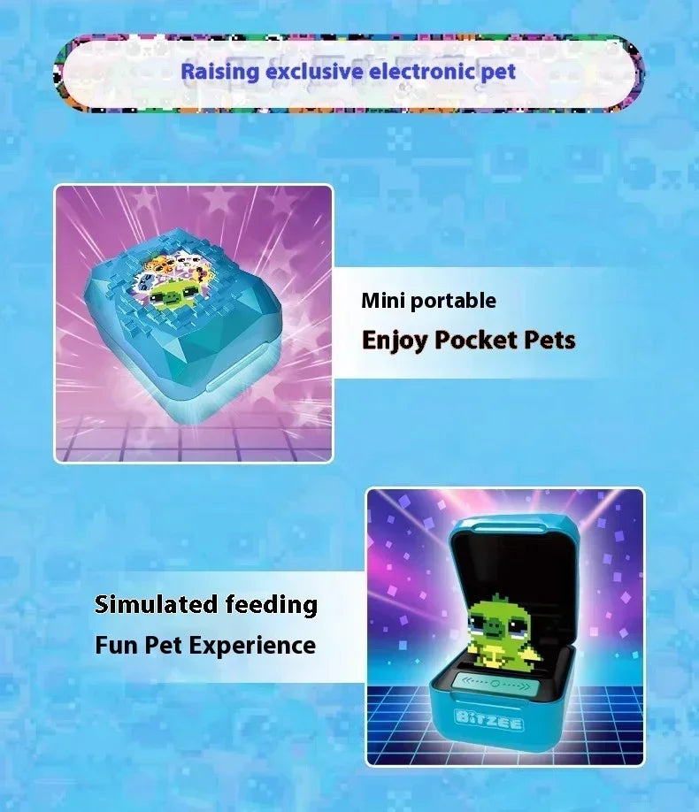 2025 New Bitzee Tamagotchi Virtual Mascot Digital Pet Toys For Children Bitzee Digital Toyelectronic Digital Pets Virtual Games