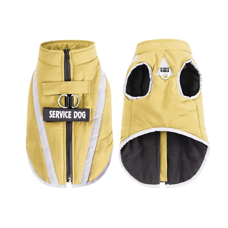 Personalized Dog clothes Warm Fleece Waterproof Winter Clothes for Dogs Pet Clothing Jackets Small Medium Large Dog Accessories