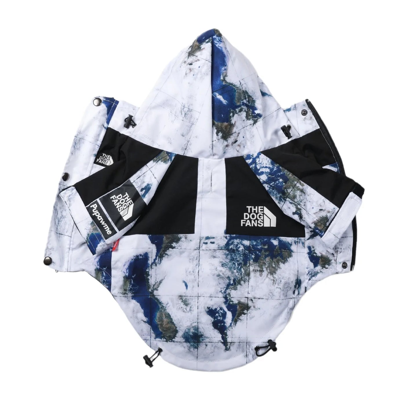 The Dog Fans Fashion Dog JackeT Outdoor Pet Clothing XS-5XL Medium Large Dog Rain Coat Puppy Waterproof Jacket