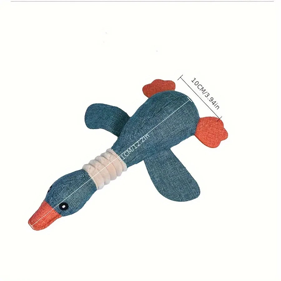 New Pet Toy, Large Goose-Shaped Toy That Makes Sound, Is Durable and Teeth-Cleaning, Suitable for Dogs and Cats