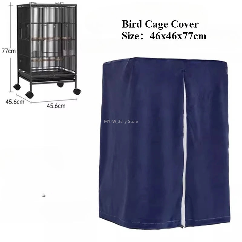 Bird Cage Cover Sunshade Breathable and Splashproof Large Bird Cage Cover Parrot Cage Shading Protective Products Bird Supplies