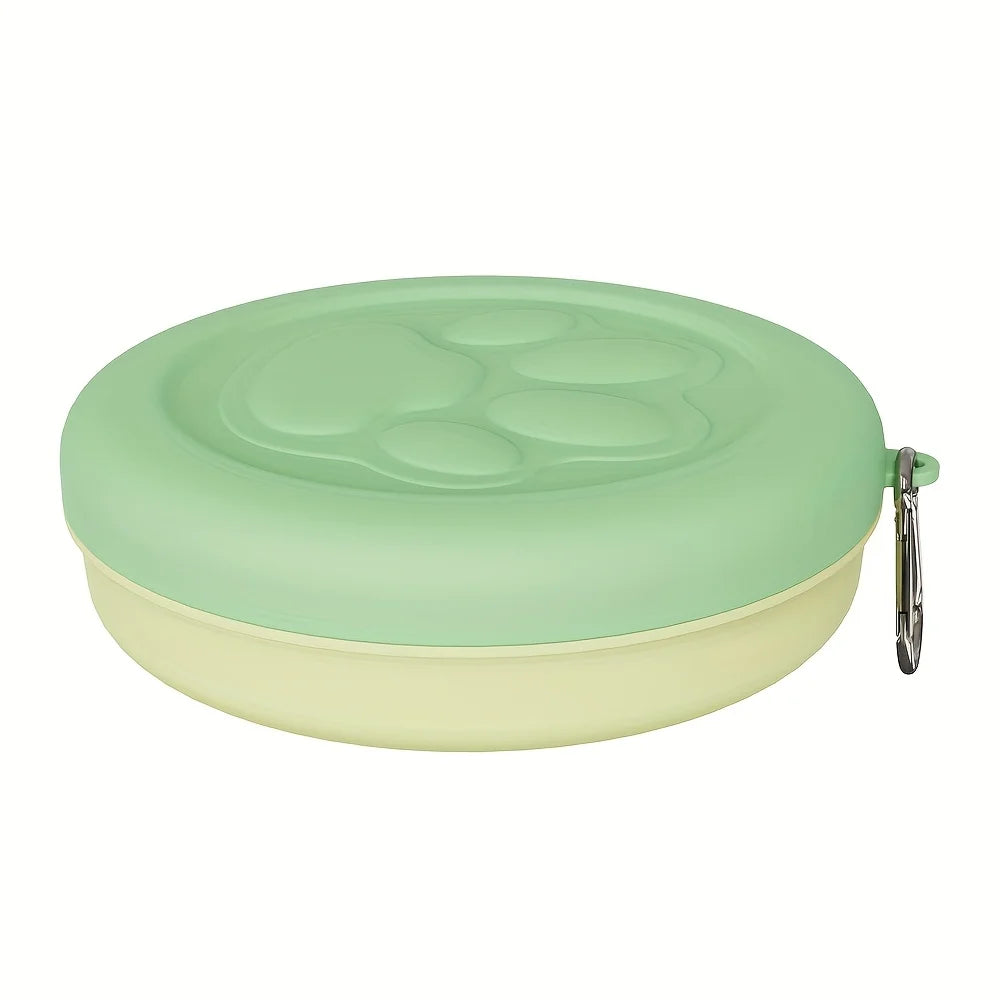 1pc Pet Travel Bowl Pet Outdoor Portable Dog Food Bowl Snack Box Multifunctional Dog and Cat Outdoor Bowl Feeding Water