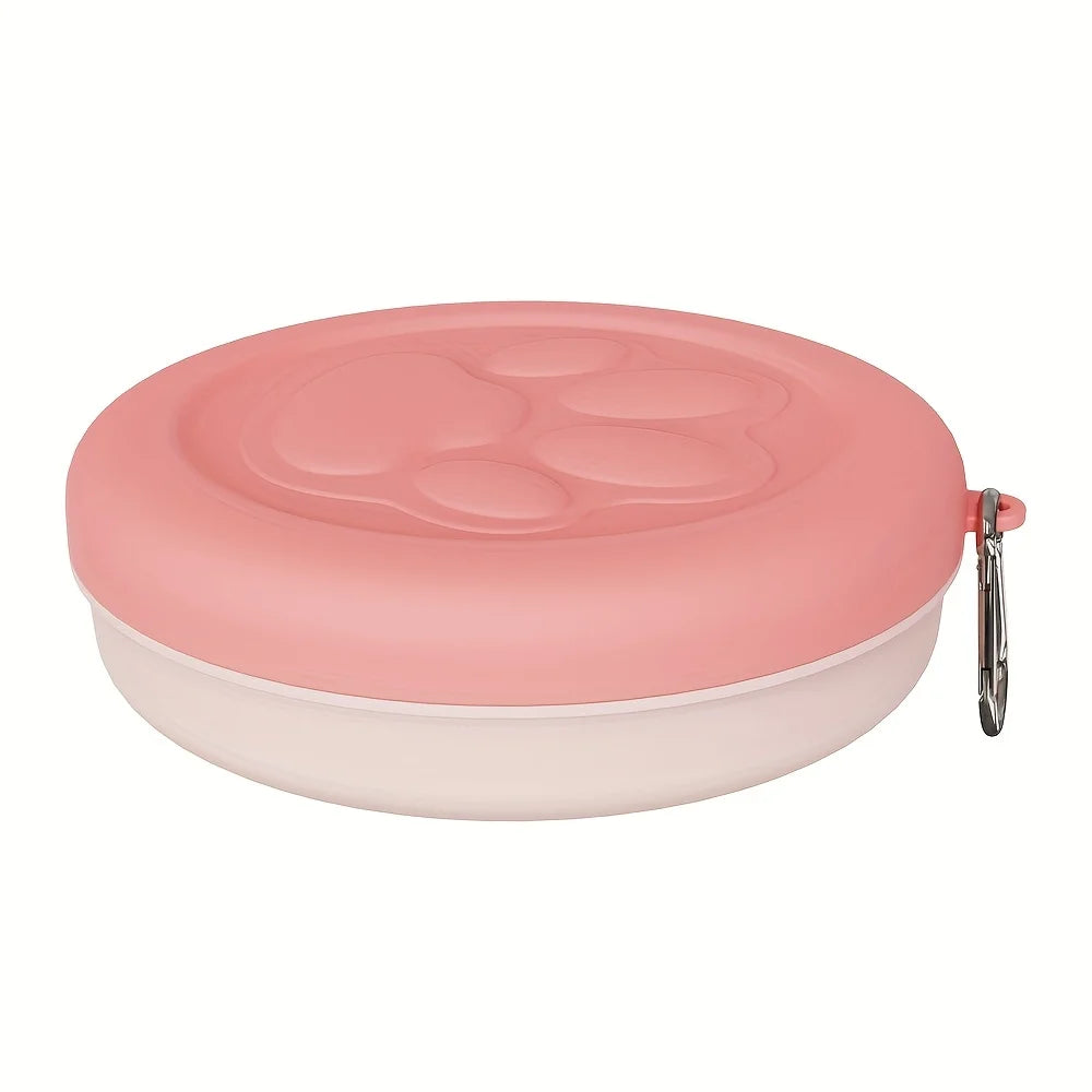 1pc Pet Travel Bowl Pet Outdoor Portable Dog Food Bowl Snack Box Multifunctional Dog and Cat Outdoor Bowl Feeding Water