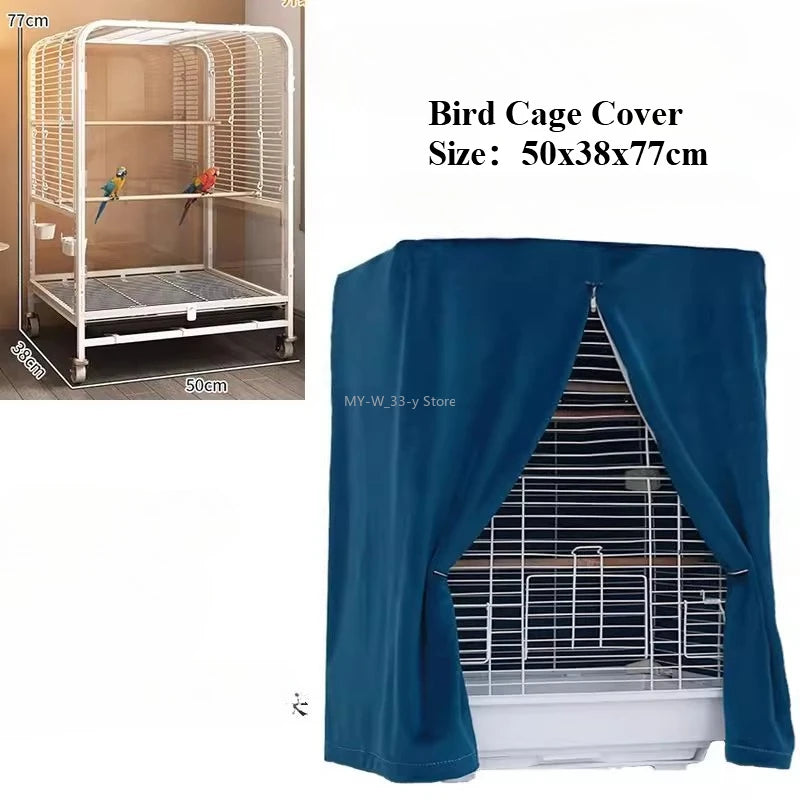Bird Cage Cover Sunshade Breathable and Splashproof Large Bird Cage Cover Parrot Cage Shading Protective Products Bird Supplies