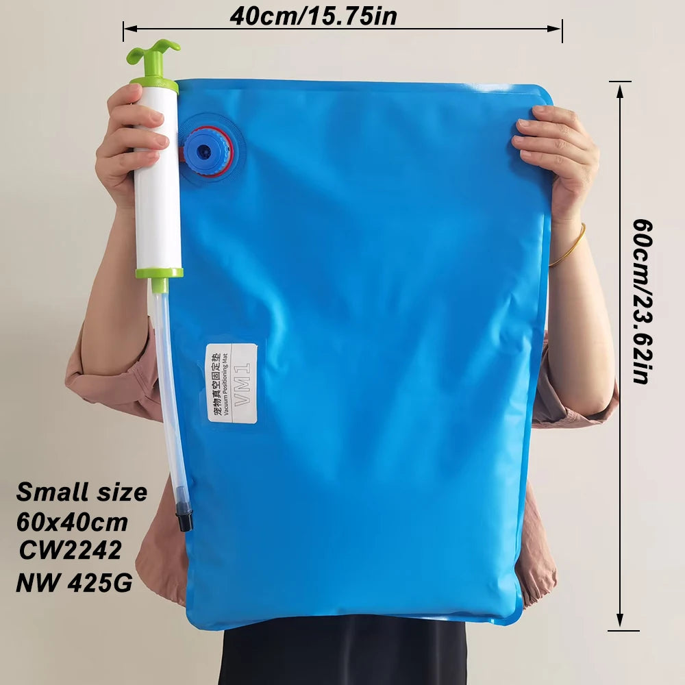 Animal Surgical Accessories Pet Vacuum Positioning Mat Small Veterinary Examination Pad Pet Care Room 100x60cm 60x40cm