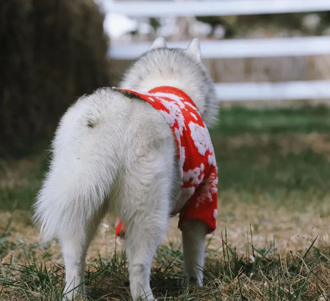 Christmas Dog Coat Hoodie Pet Clothing Winter Petwear for Small Big Large Dogs Poodle Border Collie Golden Retriever 9XL Sizes