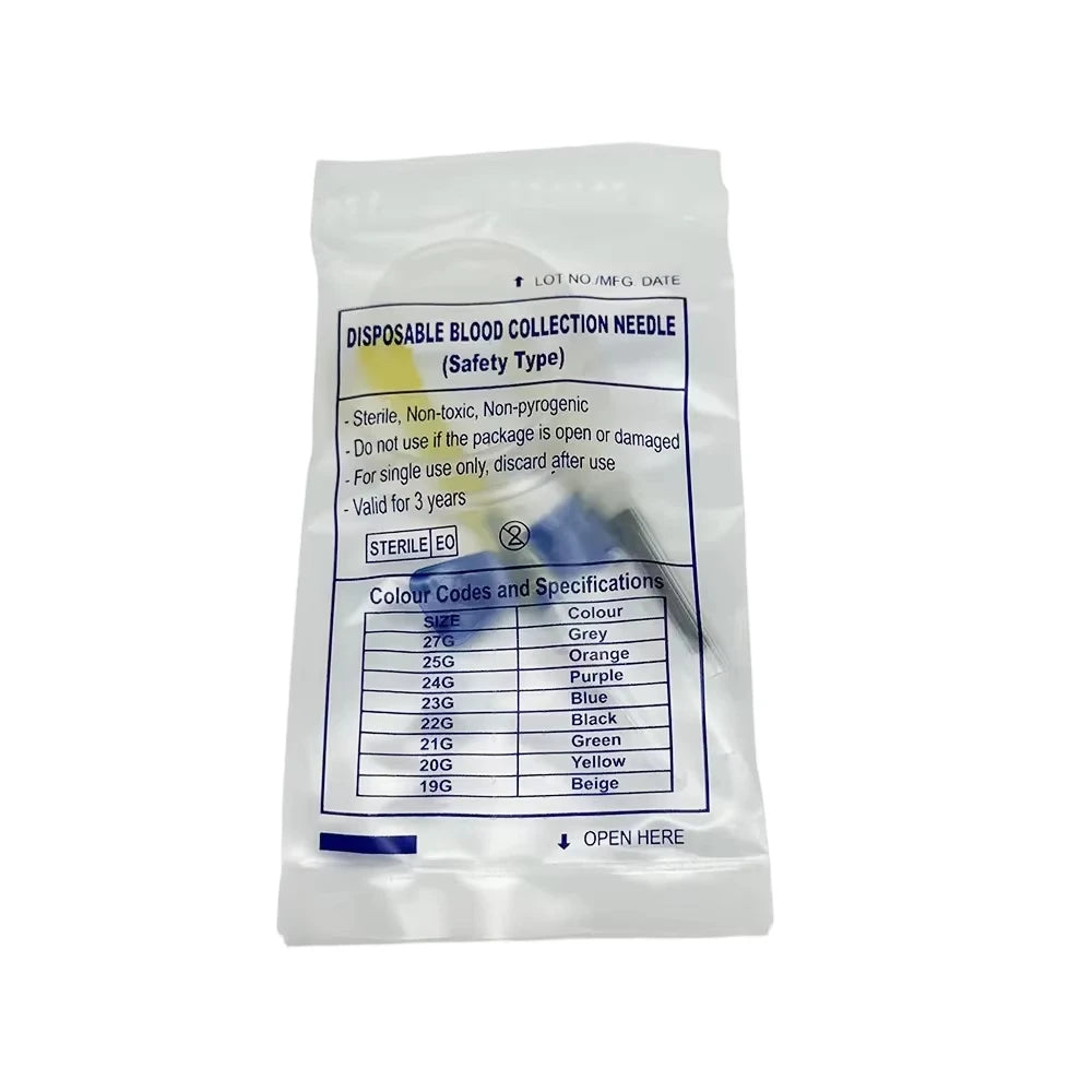 50-100pcs Disposable Butterfly Blood Collection Needles Double Wing Type for Pet Care  Suitable for Cats Dogs And Other Animals