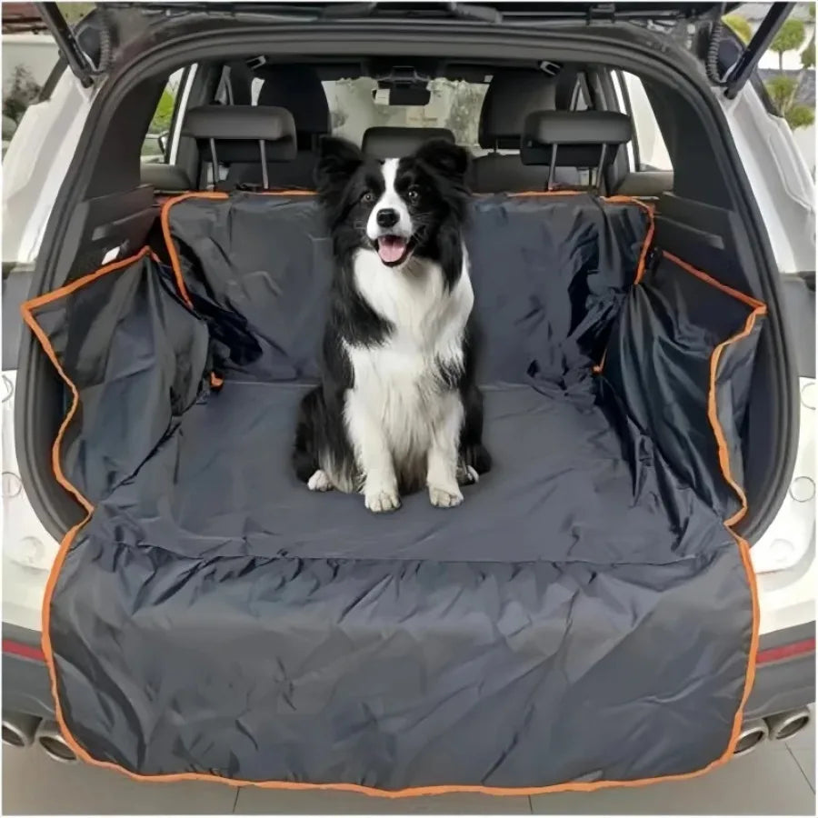 Pet Dog Car Rear Seat Cover Anti-Scratch Cushion Mat Waterproof Cargo Liner Protector Pad For Camping Trip