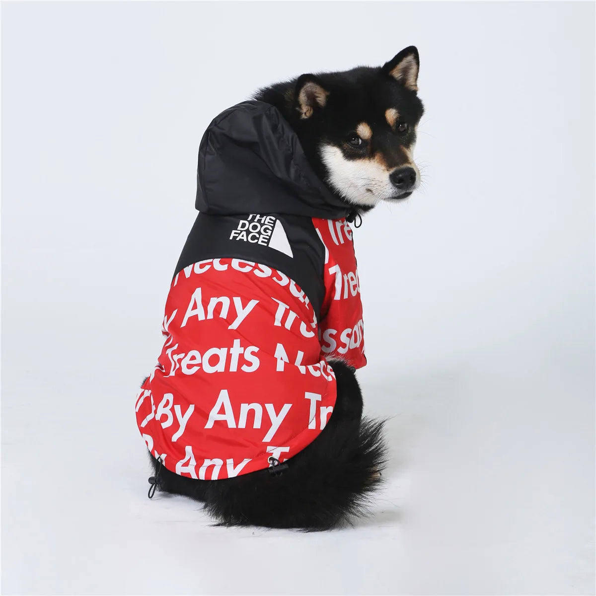 Luxury Designer Dog Clothes S-5XL Teddy French Bull Pitbull Dog Jacket Waterproof Rain Coat Pet Clothing