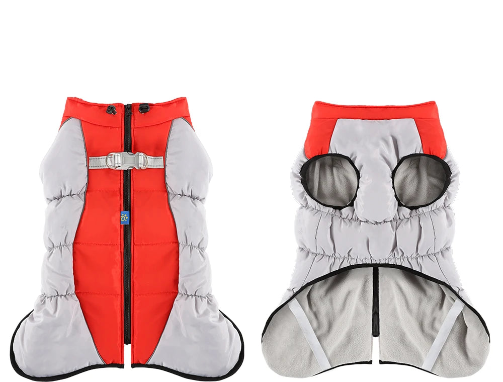 Large Dog Jacket Waterproof Dog Clothing Medium and Large Dog Winter Pet Clothing Labrador Coat Labrador German Shepherd Vest