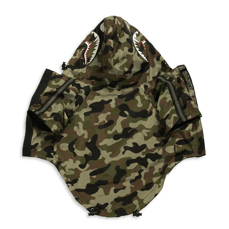 Luxury The Dog Face Pet Rain Coat Waterproof S-5XL Breathable Mesh Lining Pet Clothing 2 Legged Pet Hoodies