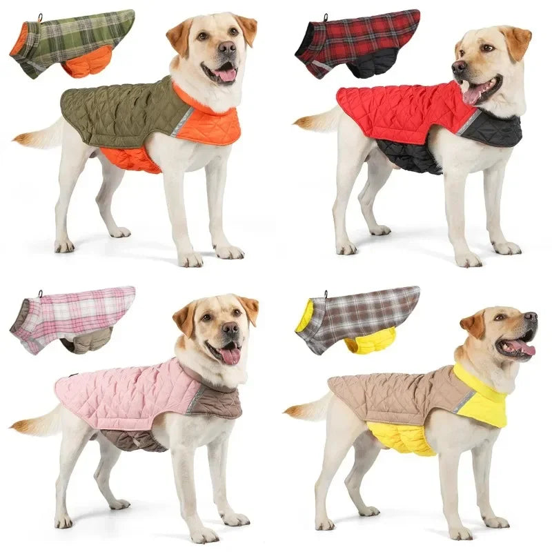Xs-4XL Winter Warm Dog Jacket Coat Reflective Waterproof Windproof Lightweight Pet Clothing Jackets for Small Medium Large Dogs
