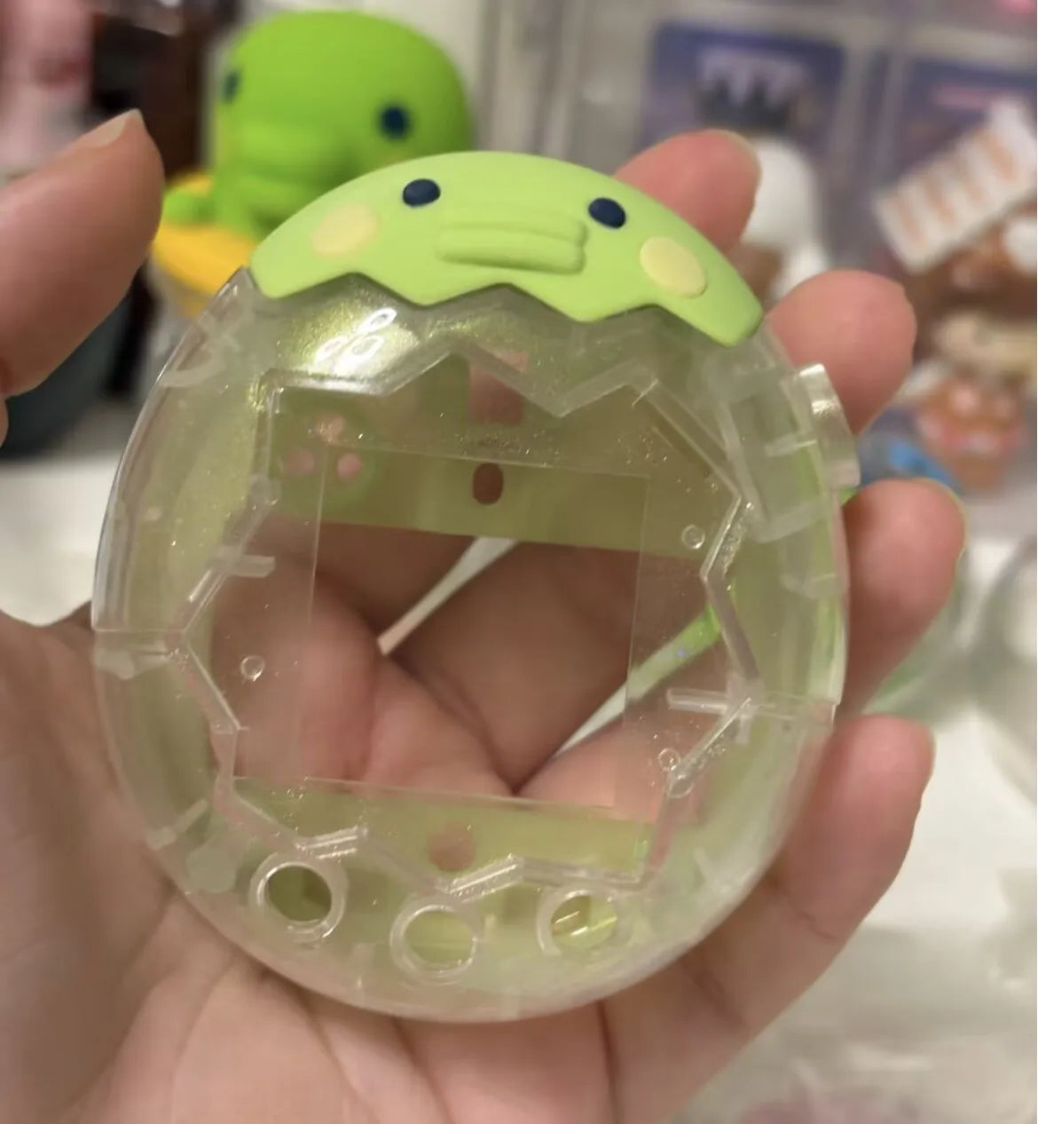 Tamagotchi Paradise Green Diy Green Replacement Shell Protective Case For Digital Pet Toys