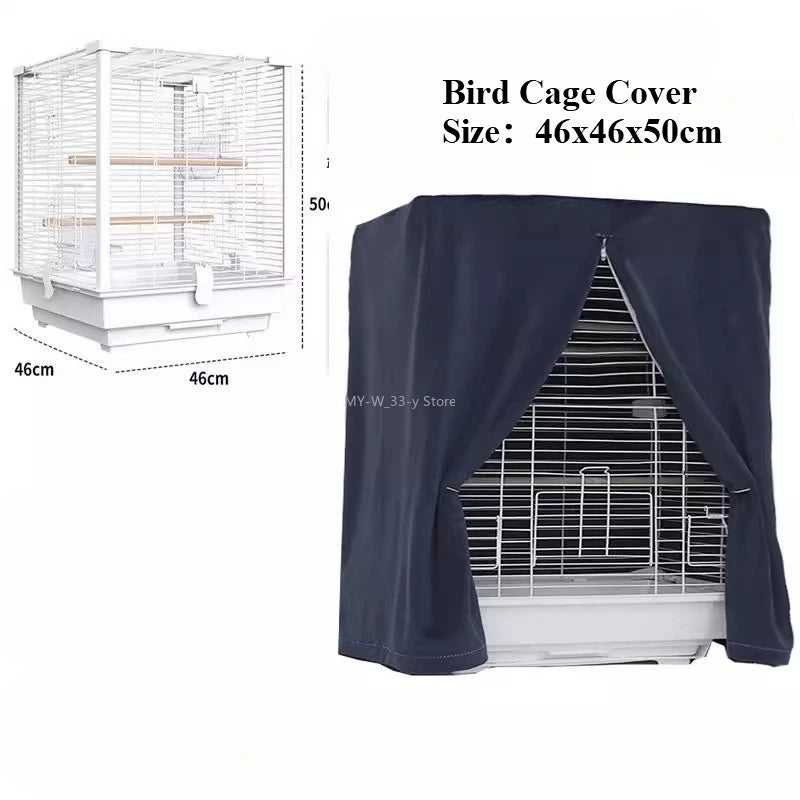 Bird Cage Cover Sunshade Breathable and Splashproof Large Bird Cage Cover Parrot Cage Shading Protective Products Bird Supplies